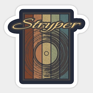 Stryper Vynil Silhouette Sticker